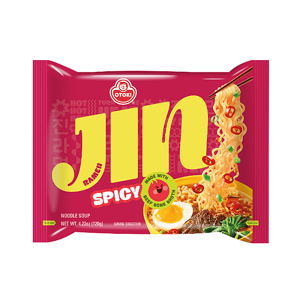 Lamen Coreano Jin Ramen Hot 120G - Ottogi
