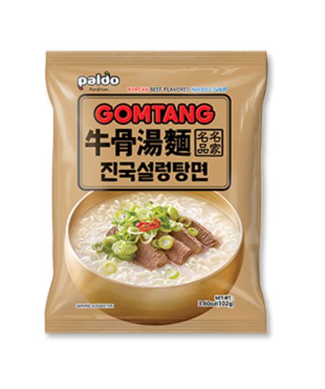 Lamen Coreano Gomtang Sabor Carne - Pacote 102g