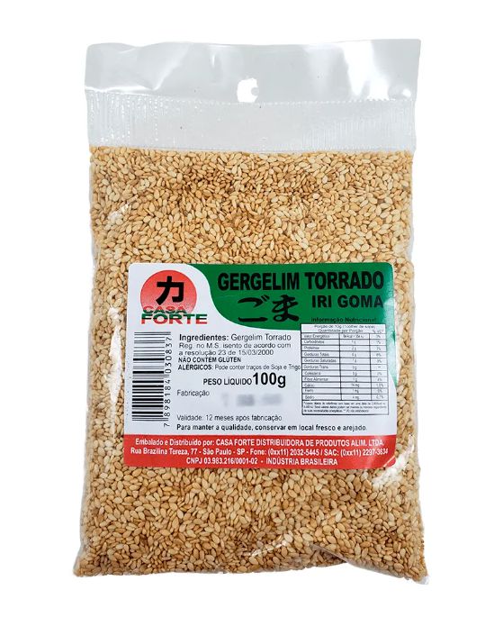 Gergelim Branco Torrado 100g