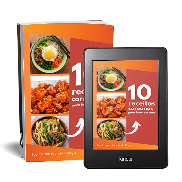 E-book - 10 receitas coreanas para fazer em casa