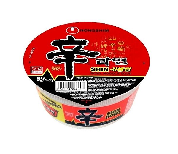 Lamen Coreano Shin Tigela 86g