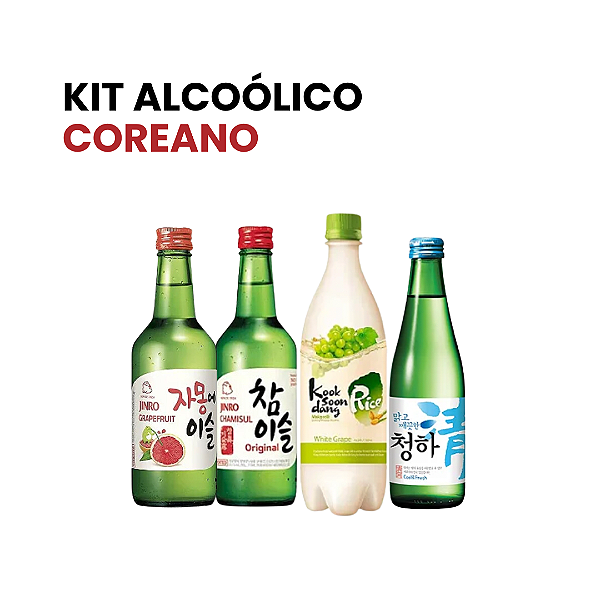 Kit Alcoólico Coreano