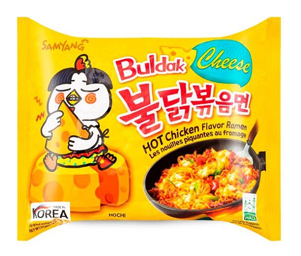 Lamen Coreano Buldak Frango Apimentado Com Queijo 140g - Samyang