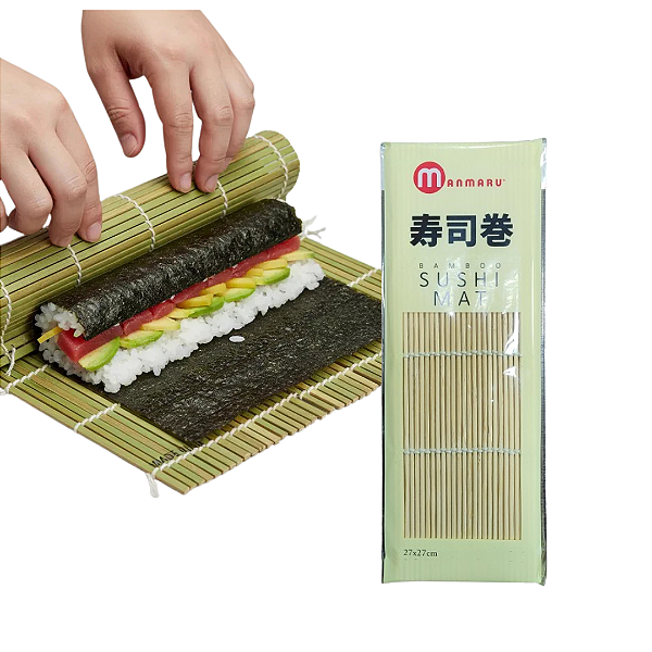 Esteira De Bambu Para Enrolar Sushi (Sudarê) - 27cm