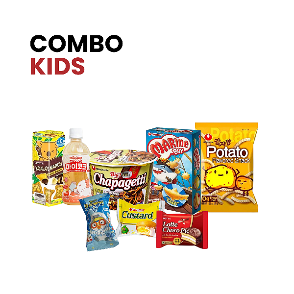 Combo Kids Produtos Asiáticos Variados