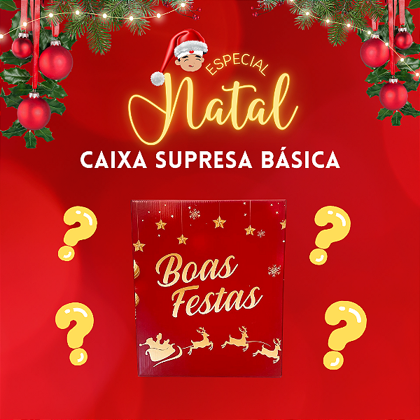 Caixa Surpresa Básica - Especial Natal