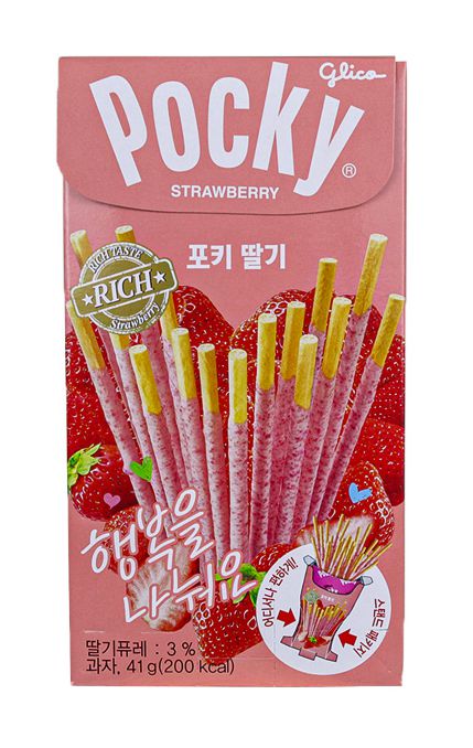 Pocky Biscoito De Palito Sabor Morango 41g