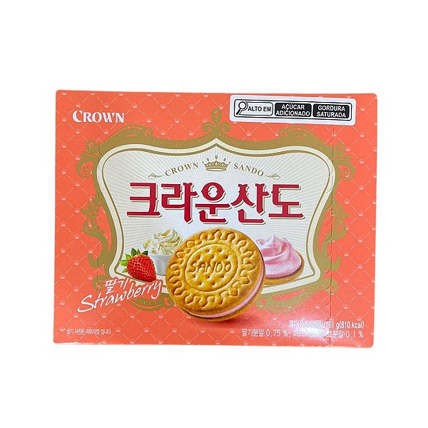 Biscoito Sando Morango 161g
