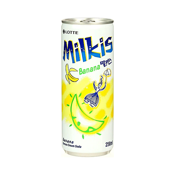 Bebida Gaseificada Milkis Sabor Banana 250ml
