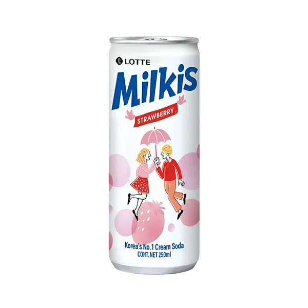 Bebida Gaseificada Milkis Sabor Morango 250ml