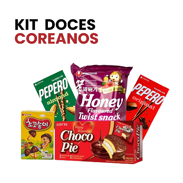 Kit Doces Coreanos