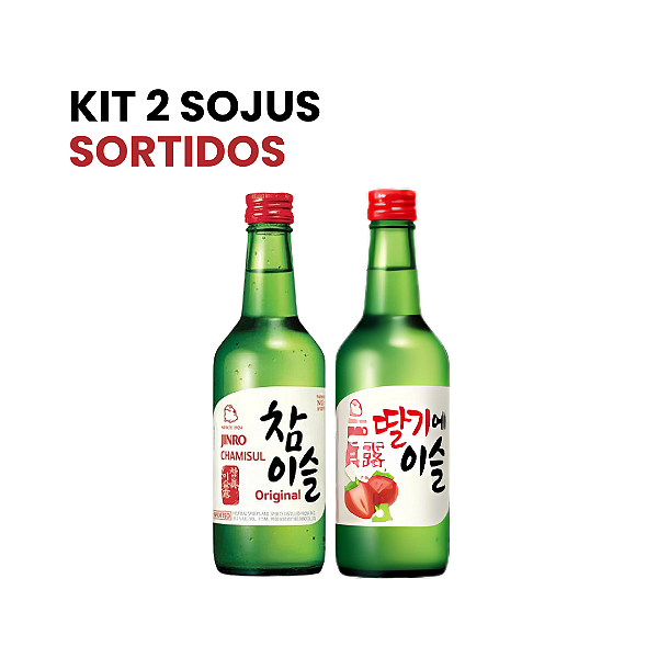 Kit 2 Soju sabor sortido