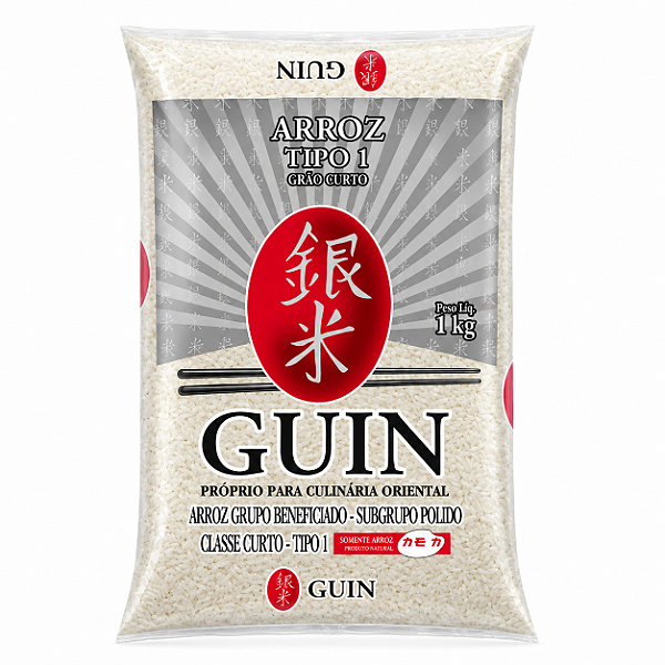 Arroz Japonês Grão Curto Guin 1k