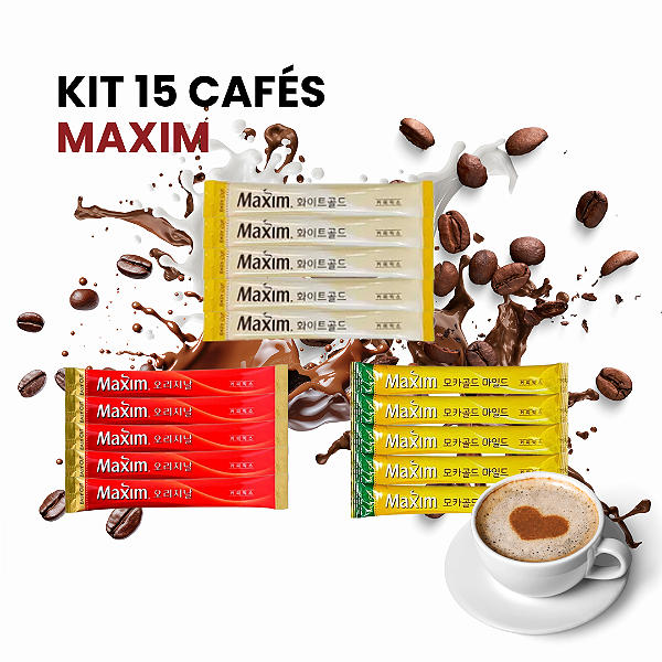 Kit 15 Cafés Maxim
