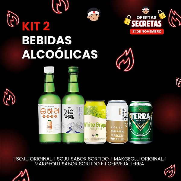 Kit 2 - Bebidas alcoólicas