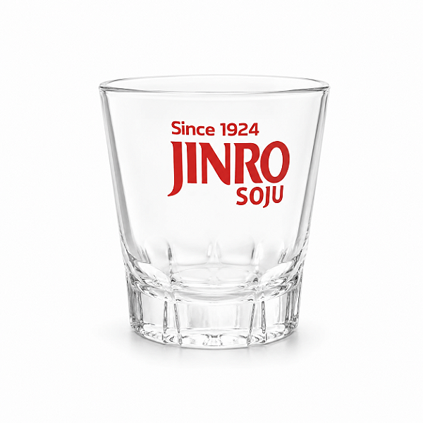Copo Soju Jinro de Vidro Original para Dose e Coleção