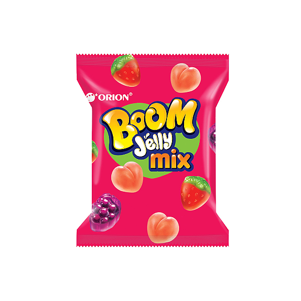 Balas Gelatinosas Boom Jelly Mix Sabor De Frutas 12,5g - Orion