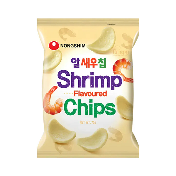 Salgadinho Shrimp Alseu Chips Sabor Camarão - Nongshim