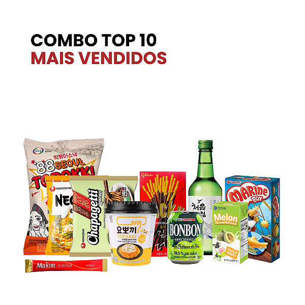 Combo Top 10 Mais Vendidos