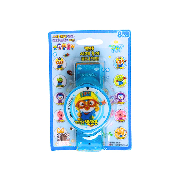 Relógio Pororo Com Gelatina 6g - Cor Sortida