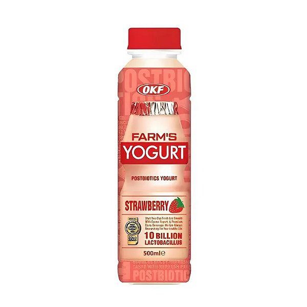 Refresco Farms Yogurt Sabor Morango 500ml - OKF
