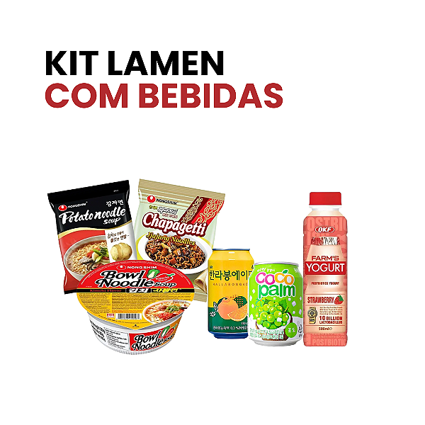 Kit Lamen Com Bebidas