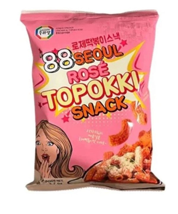 Salgadinho Coreano Topokki Sabor Rosé 105g