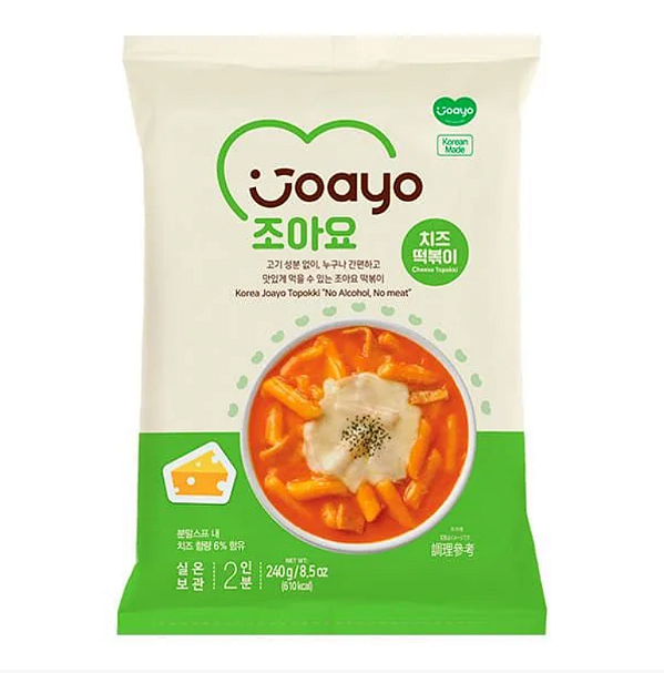 Topokki Instantâneo Joayo Sabor Queijo - Pacote 240g