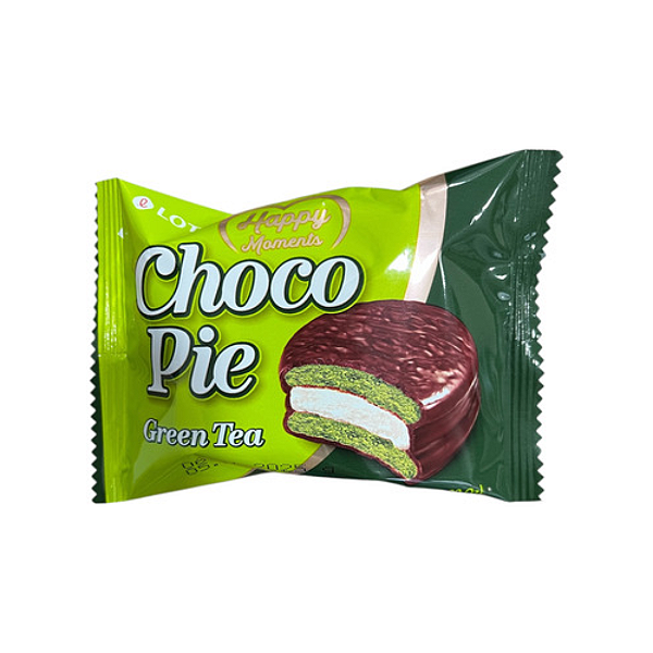 Choco Pie Chá Verde Unitário 30g - Lotte
