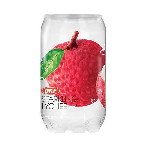 Refresco Coreano Levemente Gaseificado Sabor Lichia 350ml