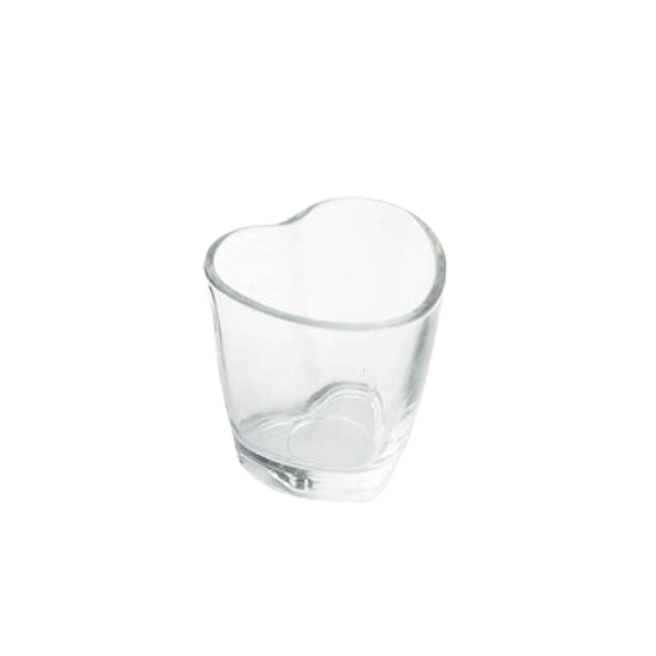 Copo De Shot De Vidro Coração - 50ml
