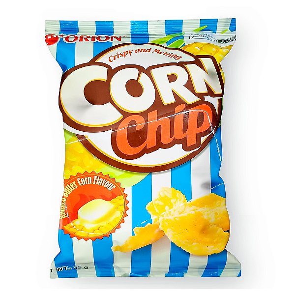 Snack Corn Chip Sabor Manteiga (Butter) Orion - 35g