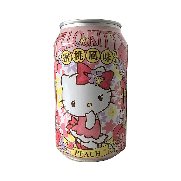 Bebida Gaseificada Hello Kitty Sabor Pêssego 320ml