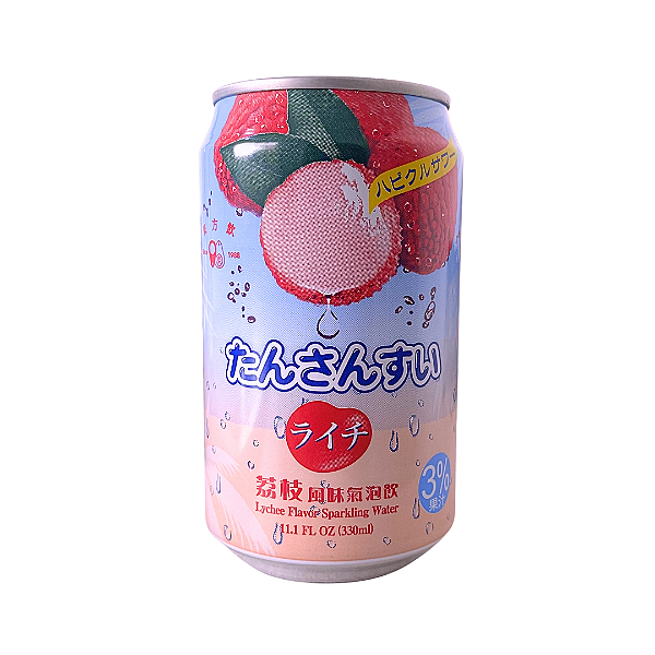 Bebida Gaseificada Tansansui Sabor Lichia 330ml