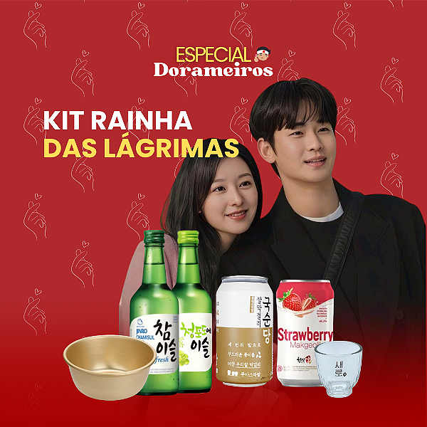 Kit Rainha das Lágrimas - Bebidas alcoólicas Coreanas