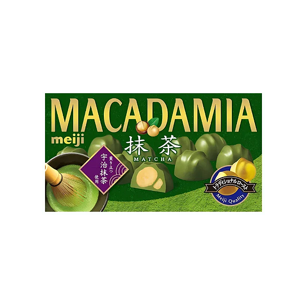 Chocolate Meiji Macadamia Matcha Importado Japão 64g