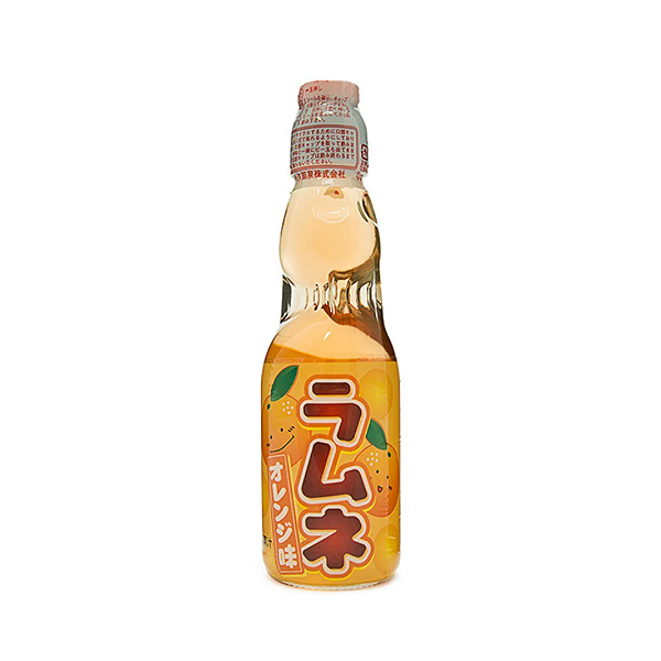 Bebida Adoçada Gaseificada Ramune Sabor Tangerina 100ml