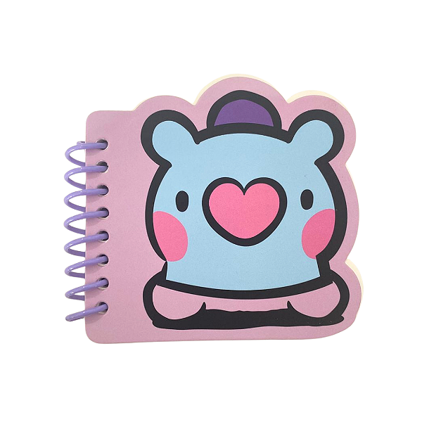 Caderneta Memo Note Mang BT21