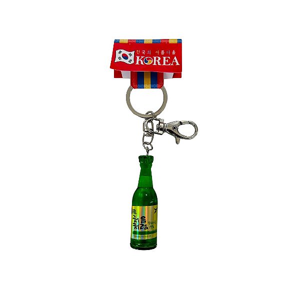 Chaveiro Garrafinha Bebida Coreana Soju