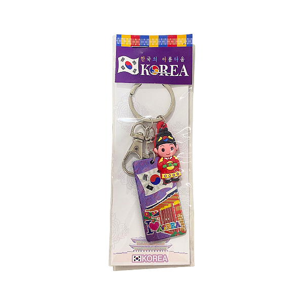 Chaveiro I Love Korea