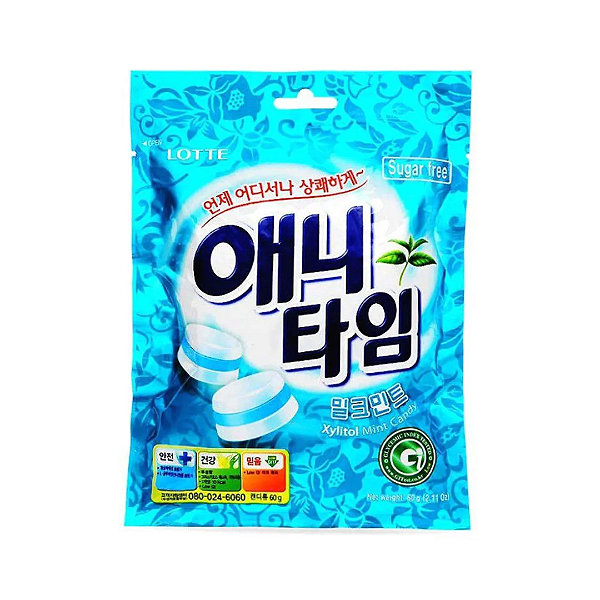 Bala Anytime Sabor Leite 60g