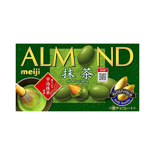 Chocolate Meiji Amendoa Matcha Importado Japão 67g