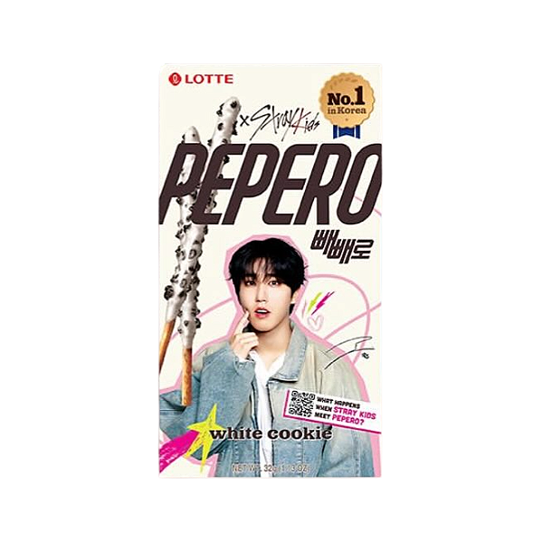 Pepero Sabor White Cookie Stray Kids - Integrante Sortido