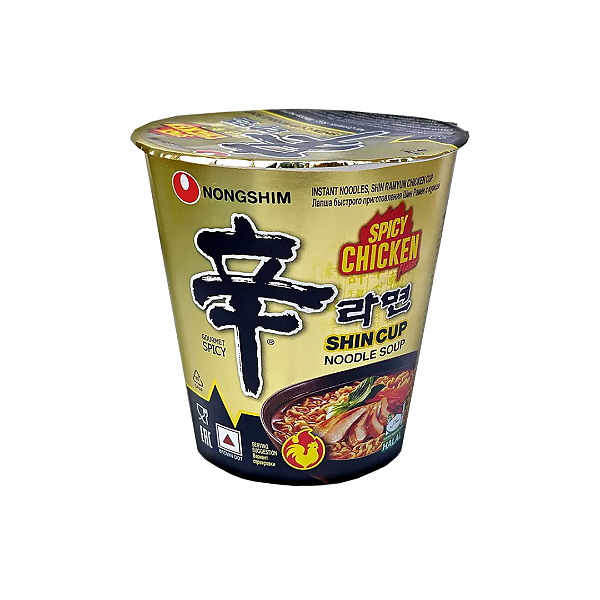 Lamen Coreano Shin Sabor Frango Cup 68g - Nongshim