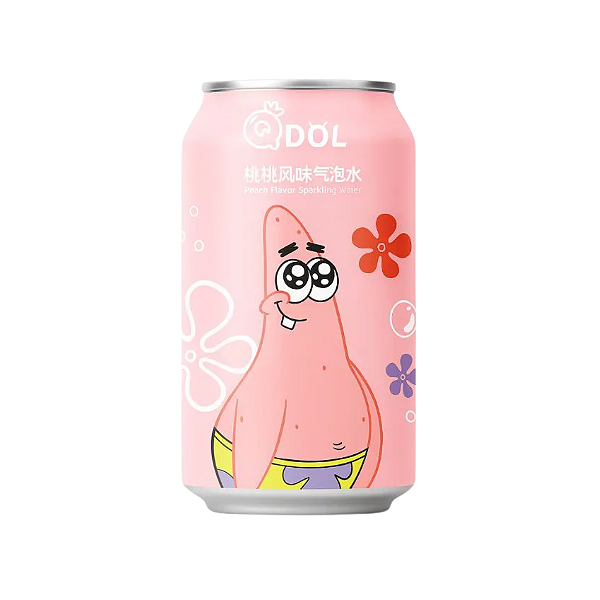 Refrigerante Bob Esponja Sabor Pêssego Patrick 330ml