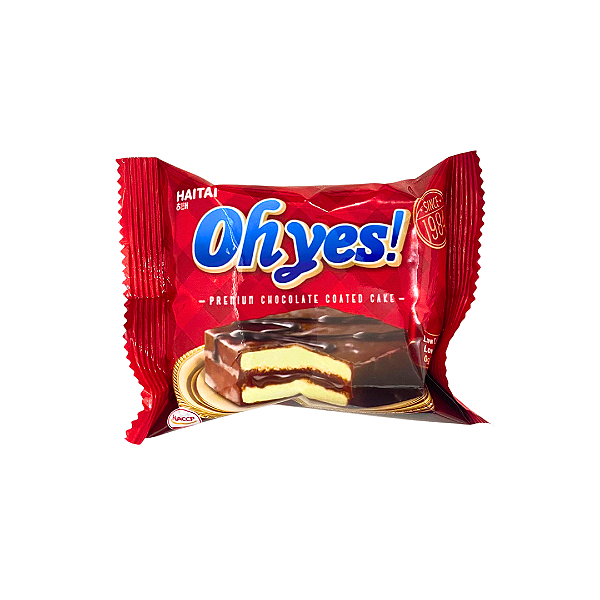 Bolinho de chocolate Oh Yes Unitário Haitai 28g