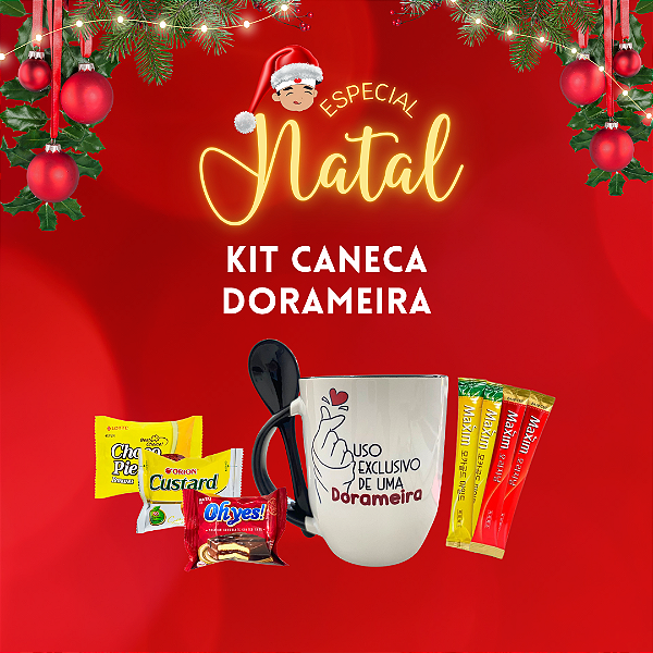 Kit Caneca Dorameira - Especial Natal