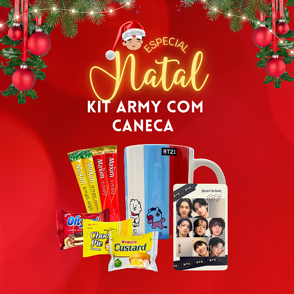Kit Army Com Caneca - Especial Natal