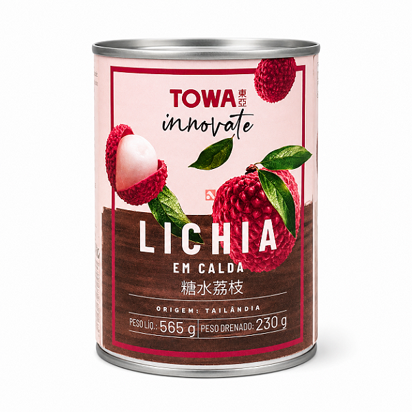 Lichia em Calda Towa 565g Fruta em Conserva Oriental