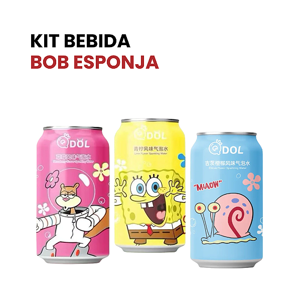 Kit Bebida Bob Esponja